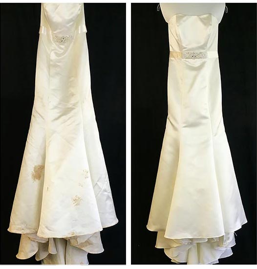 Before After Gown Cleaning