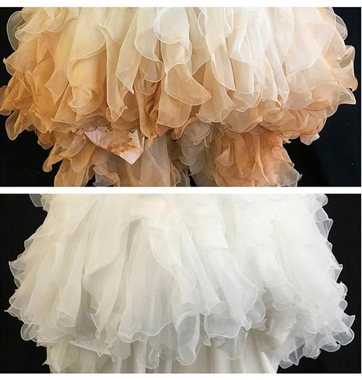 Before After Gown Cleaning