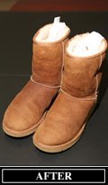 Ugg Boots after Shores Cleaning